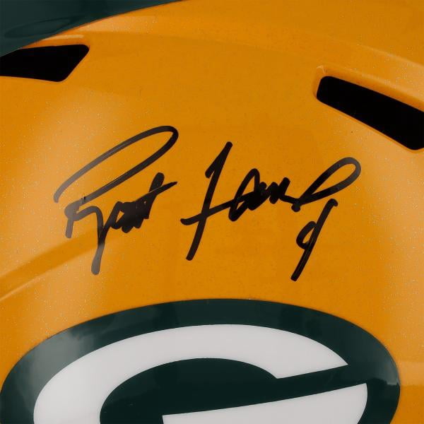 Brett Favre Green Bay Packers Autographed Riddell Speed Replica Helmet - Fanatics Authentic Certified