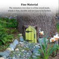 thumbnail image 4 of Yuarrent Puerta de árbol en miniatura de madera, pasamanos de jardín de parque doméstico portátil, decoración de puertas decorativas, adorno, Kits de decoración para fiestas cuatro Yuarrent HA068115-04B, 4 of 6