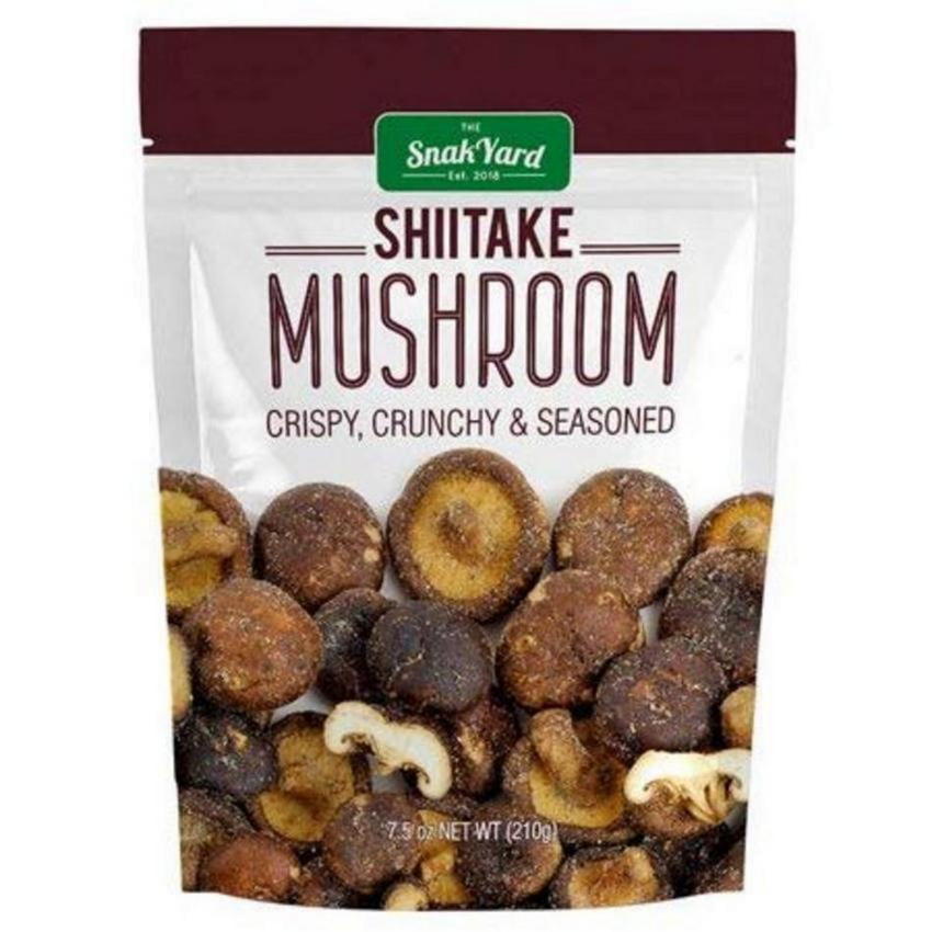 The Snak Yard Shitake Mushroom Crispy and Crunchy 7.5 oz