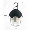 thumbnail image 3 of Linterna LED para acampar, luz ambiental portátil para senderismo, pesca, barbacoa, negro Sywqhk Para Estrenar, 3 of 3