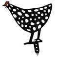 thumbnail image 1 of Decoración de gallina negra, forma de Animal hueco, estaca de pollo, adorno de decoración de suelo de césped y jardín, 1 of 8