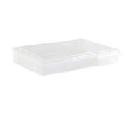Leke 5\"X7\" Transparent Storage Box Photo & Crafts Organiser Including 6 Cases & L