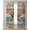 Duck green, variant on Western Texas Star Retro Sheer Curtains 84 Inch Length 2 Panels Set for Living Room/Bedroom, Country Farmhouse Teal Brown Wood Grain Kitchen Curtains Grommet Curtains Window Treatments 42"x84"x2
