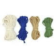 thumbnail image 3 of UNIQUE CREATIV CRAFT Macramé Coaster Kit – Multi-Colour, 3 pcs, Age 8+, Beginner, 15.5 cm, 3 of 5