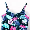 thumbnail image 4 of Girls One Piece Swimsuit Fashionable Bathing Suit Floral Skirted Modest Beach Swim Dress for 4-12Y Kids, 4 of 10
