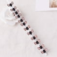 thumbnail image 1 of 12 Pcs Mini Pinces à Cheveux Fleur Strass Accessoire pour Femmes Mini Pinces à Cheveux pour Petites Filles, 1 of 5