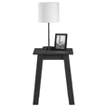 thumbnail image 5 of Mainstays Small Square Wood Side Table, Black Finish, 5 of 11