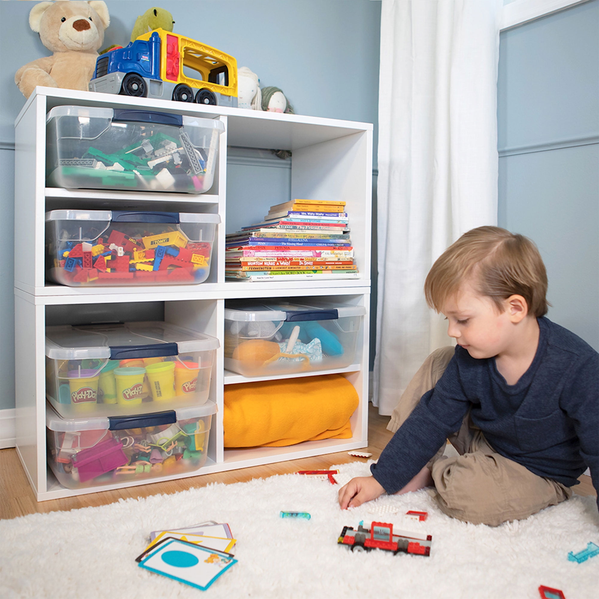 rubbermaid cleverstore clear 41 qt