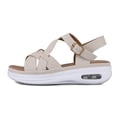 thumbnail image 3 of Pennysue Women Air Cushioned Walking Sandals Comfortable Ankle Strap Support Casual Daily Dress Sandals Platform Shoes, 3 of 6