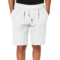 thumbnail image 2 of Mens Casual Shorts - Workout Black Quick Dry Basketball Shorts Work Casual Shorts with Pockets Summer Beach Shorts with Pockets Mens Gym Shorts with Pockets, 2 of 5