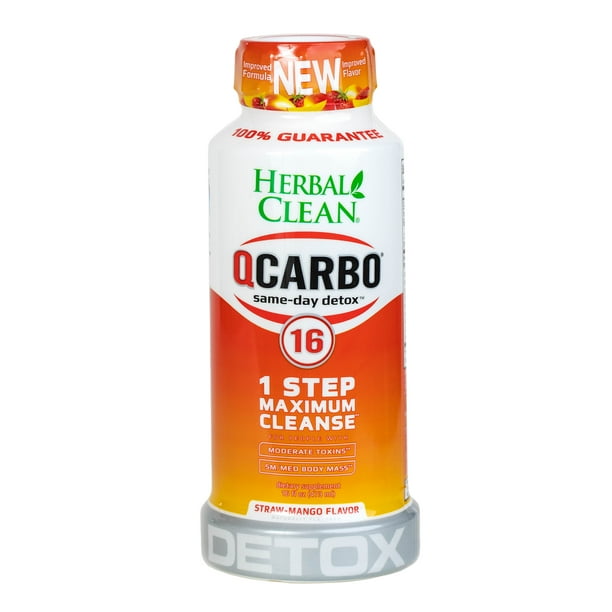 Herbal Clean Same-day Detox Drink Reviews Herbal Clean Same-Day Premium Detox Drink 16oz -Strawberry Mango