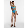 thumbnail image 3 of Hot Girl Summer by Megan Thee Stallion Women's and Women's Plus Miami Blue Monokini One-Piece Swimsuit, Sizes XS-3X, 3 of 6