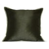 Canopy Faux Silk Pillow, Artichoke Green