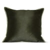 Canopy Faux Silk Pillow, Artichoke Green