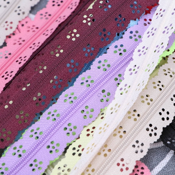 UPGRATOR Lace Zippers for Sewing Assorted Color DIY Crafts and Clothing 20Pcs