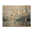 thumbnail image 3 of Designart "Birch Woods Ethereal gracefulness II" Animals Print on Natural Pine Wood, 3 of 5