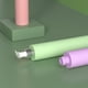 thumbnail image 5 of Dispensador de jabón en botella con cabezal de bomba de acrílico esmerilado for el hogar, el hotel y el baño, 250 ml, verde, rosa y morado, 5 of 7