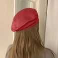 thumbnail image 6 of TRUBKH Flat Caps Winter Hats for Women Women's Newsboy Caps Newsboy Caps Newsboy Caps for Women Paperboy Hat Summer Beret Wine One Size, 6 of 7