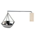 thumbnail image 1 of Fragrance Essential Oil Bowl, Swing Wall Mounted Essential Oil Diffuser Bowl Square Stainless Steel  For Dry Steam Room, 1 of 8