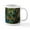 White, variant on CafePress - Peacock Watch! Mug - 11 oz Ceramic Mug - Novelty Coffee Tea Cup