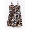 thumbnail image 2 of Swim 365 Women's Plus Size Two-Piece Flyaway Swim Dress, 2 of 6
