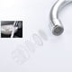 thumbnail image 3 of Grifo de cocina monomando, grifo mezclador de cocina de acero inoxidable, grifo de fregadero de arco alto, grifo de fregadero giratorio de 360°, para fregaderos de cocina (sin agua caliente), 3 of 8