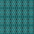 thumbnail image 1 of Ahgly Tapis d'Intérieur Lavable en Machine Carré Transitionnel Turquoise Foncé Vert, 5 Pieds Carré, 1 of 7