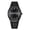Black sun pattern with silver lettering, variant on Men's fashion watch, waterproof watch, men's watch, Arabic dial alloy quartz watch, men's wristwatch