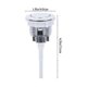 thumbnail image 3 of Toilet Water Tank Button Electroplating Single-button Toilet Flush Valve, 3 of 3