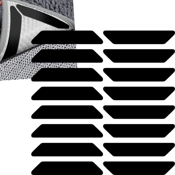 Rug Gripper for Carpet Over Carpet – Reusable Anti-Slip Tape for Hardwood Floors, Kitchen Mat Corner Stickers, Keep Rugs in Place Without Damaging Floors