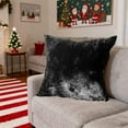 thumbnail image 5 of JGJJUGN Crystal Velvet Throw Pillow Cover, Soft Decorative Cushion Case, Luxurious 18x18 Pillow Cover for Sofa, Couch, Bed, Living Room - Black, Dark Blue, Red, Coffee, Green Options, 5 of 6