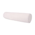 thumbnail image 2 of Almohada cervical para dormir, almohada cilíndrica, almohada de soporte cervical con memoria Blanco, 2 of 9