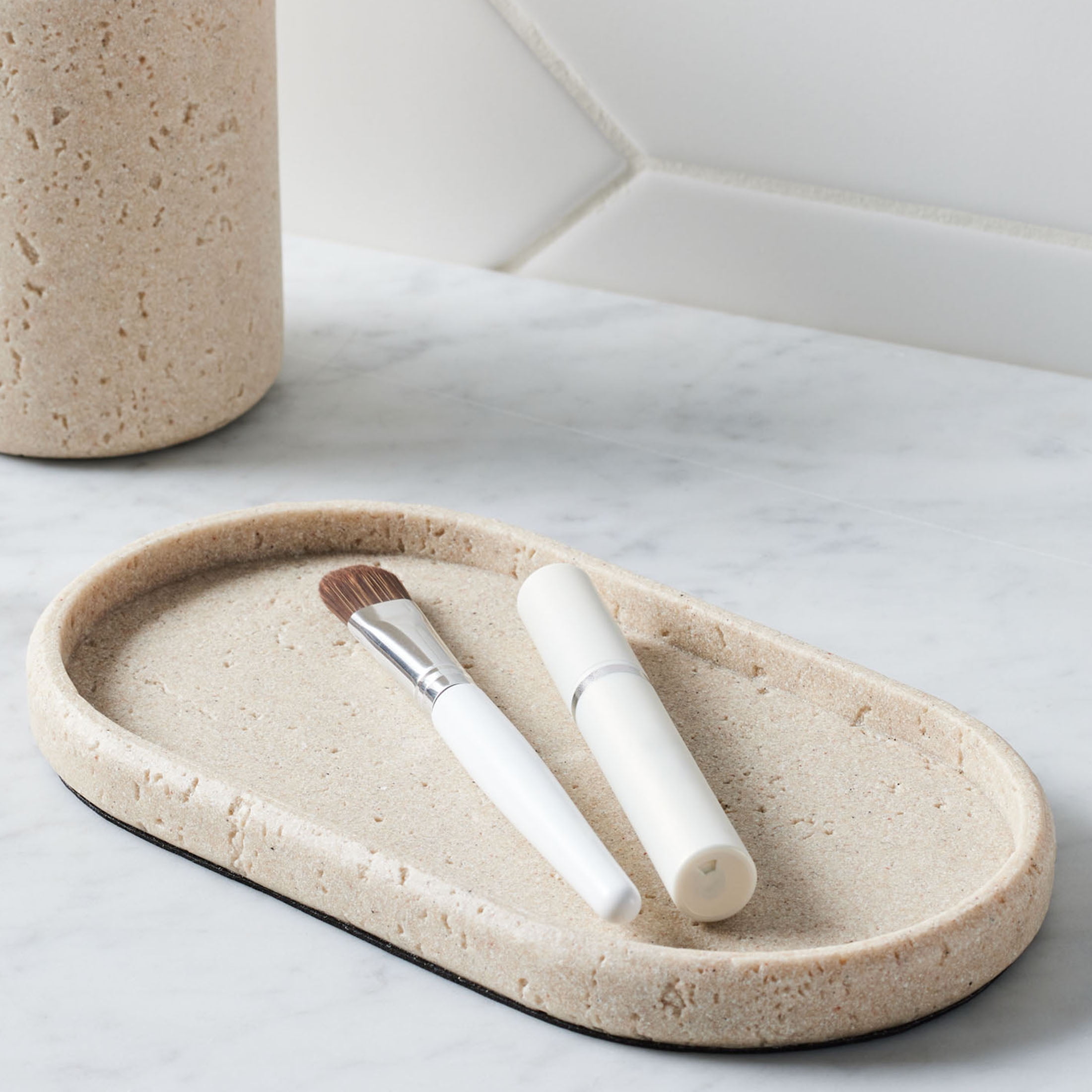 Better Homes & Gardens Faux Stone Accessory Tray
