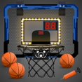 thumbnail image 1 of Mini canasta de baloncesto QDRAGON con marcador y luz LED, 1 of 6