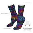 thumbnail image 4 of Salouo Indian Mandalas Dragonfly Pattern Fun Novelty Crew Socks,Casual Athletic Socks Neutral Socks, 4 of 7