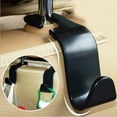 thumbnail image 4 of Car Seat Hook Hanger Headrest Bag Holder Backseat Hooks Purse Organizer 2-Pack, 4 of 10
