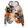thumbnail image 2 of WJHWSX Womens Hoodies,Hoodies for Women,Soft,Drawstring,Polyester,Coffee,2XL(US:12), 2 of 3