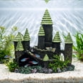 thumbnail image 5 of THOPBPRK European Castle Aquarium Ornament, Detailed Resin Fish Tank Decoration for Underwater , Medieval Fortress Hideout for Aquatic Pets & Home Decor, 5 of 6
