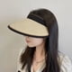 thumbnail image 5 of Sombrero de Sol de Verano para Mujer | Gorra Deportiva de Moda con Visera | Poliéster Transpirable y Absorbente de Sudor | Diseño Plegable y Compacto | Protección Solar | Beige Marrón | 22-23in, 5 of 7