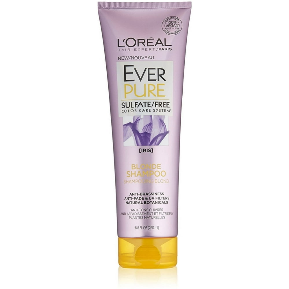 2 Pack L'Oreal Paris Hair Expertise Ever Pure Blonde Shampoo 8.5 oz