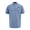 Blue, variant on Mens Harvey D555 Pique Kingsize Polo Shirt