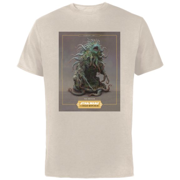 Star Wars The High Republic The Drengir - Short Sleeve Cotton T-Shirt for Adults - Customized-Natural