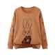 thumbnail image 2 of Blusas y camisas de manga larga con cuello redondo para verano y primavera, moda para niños pequeños, blusa lisa de manga larga con cuello redondo para mujer, blusa de poliéster para niños, 2 of 5