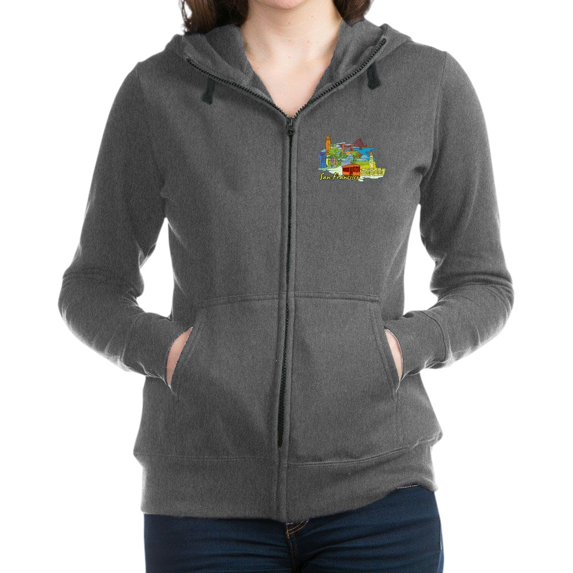 CafePress - San Francisco Travel Poster Sweatshirt - Women's Zip Hoodie