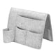 thumbnail image 1 of Bolsillo de almacenamiento para colgar junto a la cama, organizador de sofá de cama de fieltro para botella de agua con Control remoto para Almacenamiento y organización del hogar gris claro Toystoory HA2082-01B, 1 of 6
