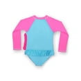 thumbnail image 3 of Patented Little Girls One-Piece Bathing-Suit Born to Unicorn with Magnetease Technology, 3 of 3