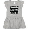 thumbnail image 3 of Inktastic Someone in Pennsylvania Loves Me Girls Toddler Dress, 3 of 5