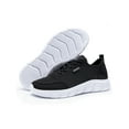 thumbnail image 3 of Bellella Men Sneakers Lace Up Shoes Low Top Trainers Casual Fitness Walking Black White 7, 3 of 8