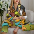 thumbnail image 6 of Sigee Scooby-Doo Aw for Women's Pajama Sets Long-Sleeved Pjs Sets for Women 2 piece Sleepwear Medium, 6 of 6
