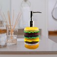 thumbnail image 5 of Cute Donut Soap Dispenser Hand Soap Dispenser for Bathrooms Kitchen Countertops Hamburger, 5 of 8